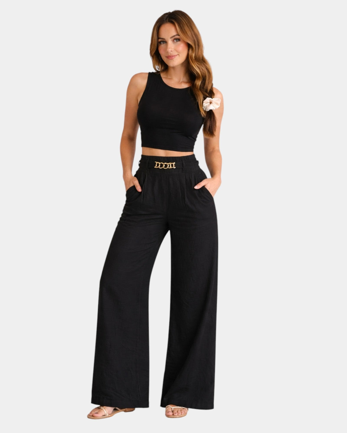 Audrey | Pantalón ancho elegante