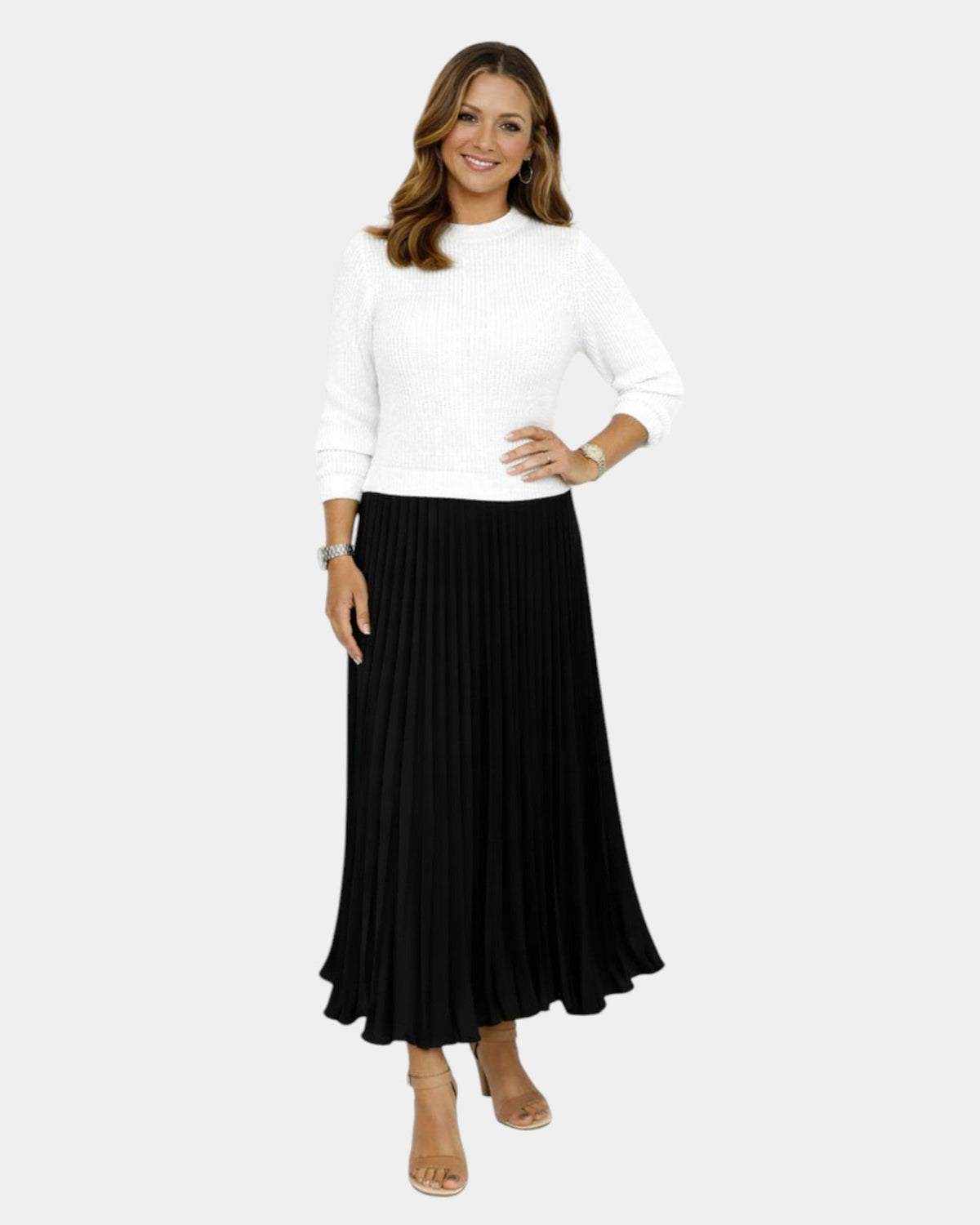 Béatris | Vestido efecto blusa