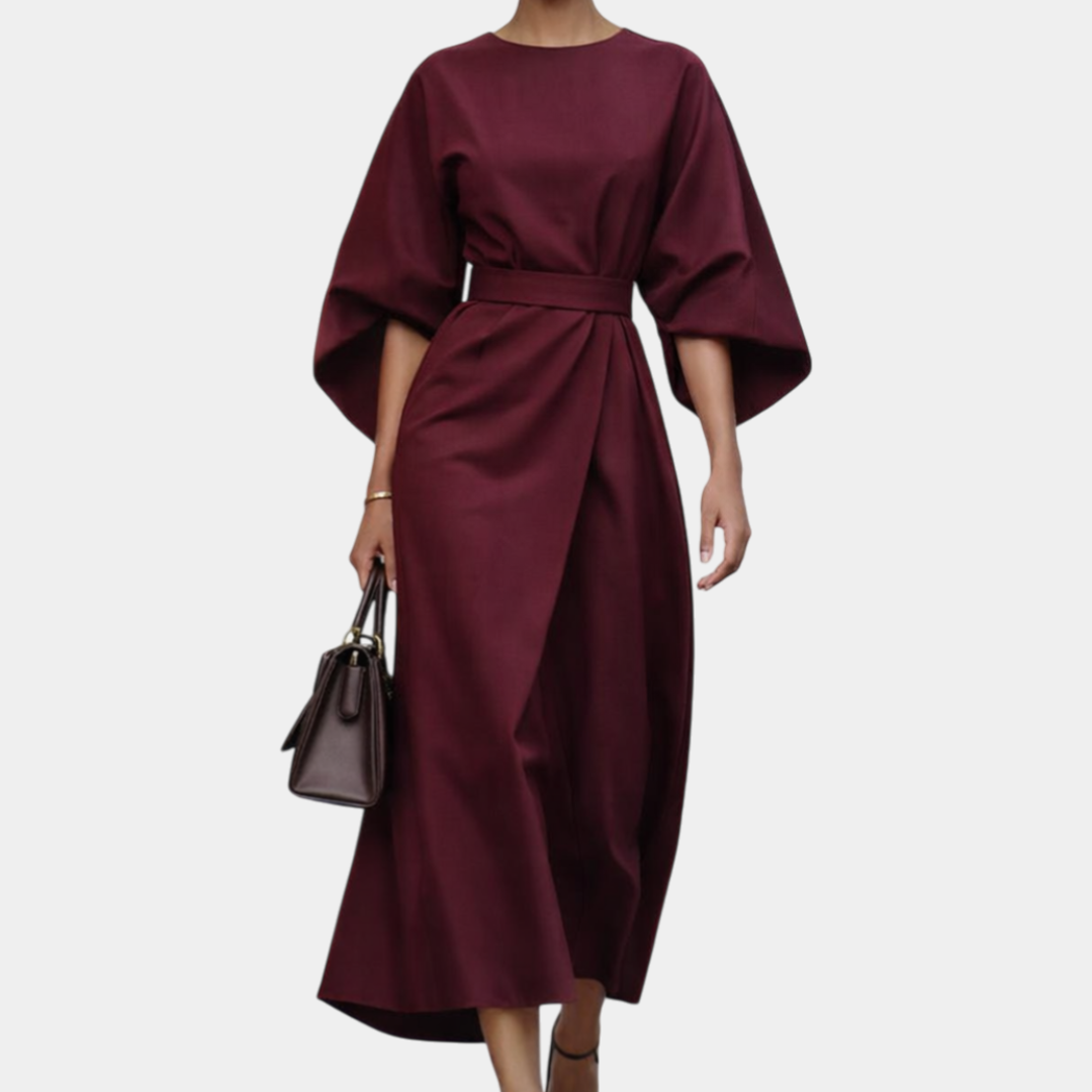 Ariane | Vestido Maxi con Mangas Kimono