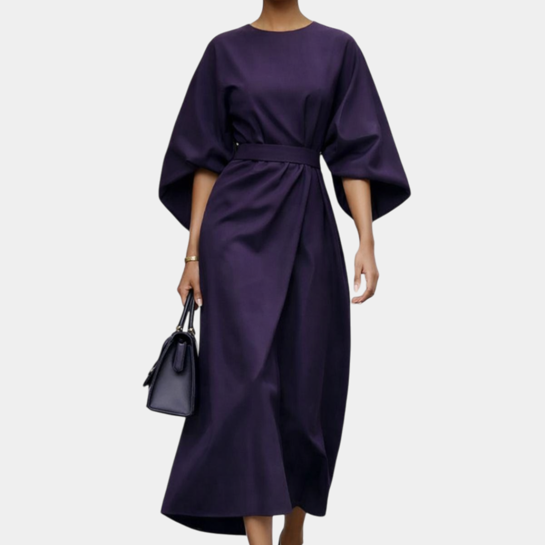 Ariane | Vestido Maxi con Mangas Kimono