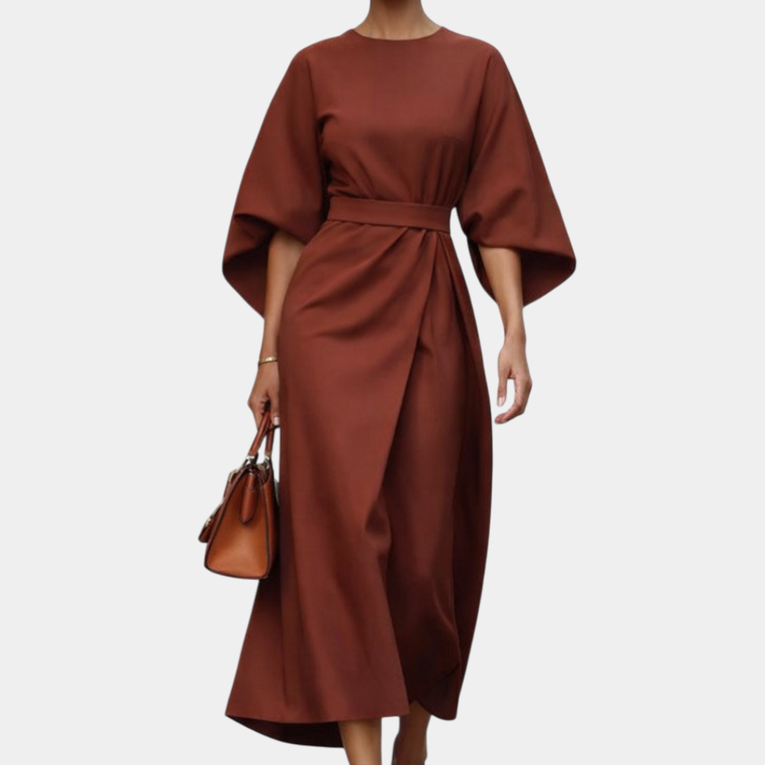 Ariane | Vestido Maxi con Mangas Kimono