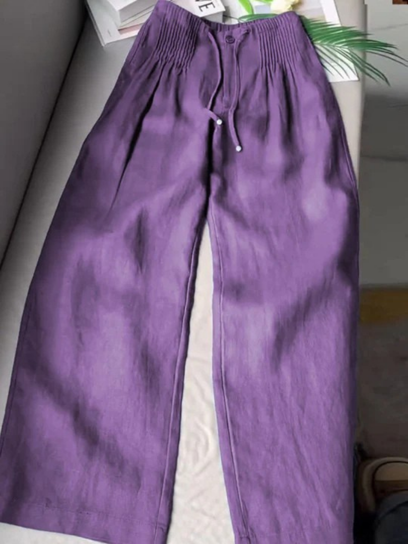 Isabelle | Pantalón fluido de pierna ancha