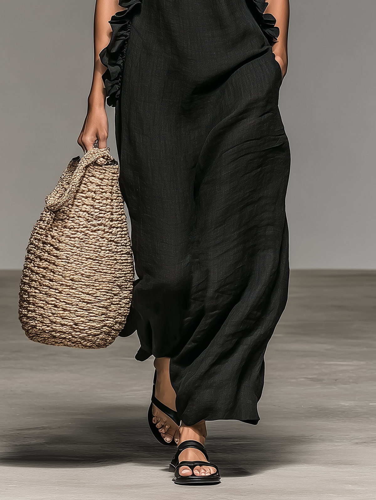 Gladys™ | Vestido maxi con bolsillos