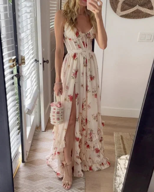 Margaux™ | El Vestido Floral Romántico