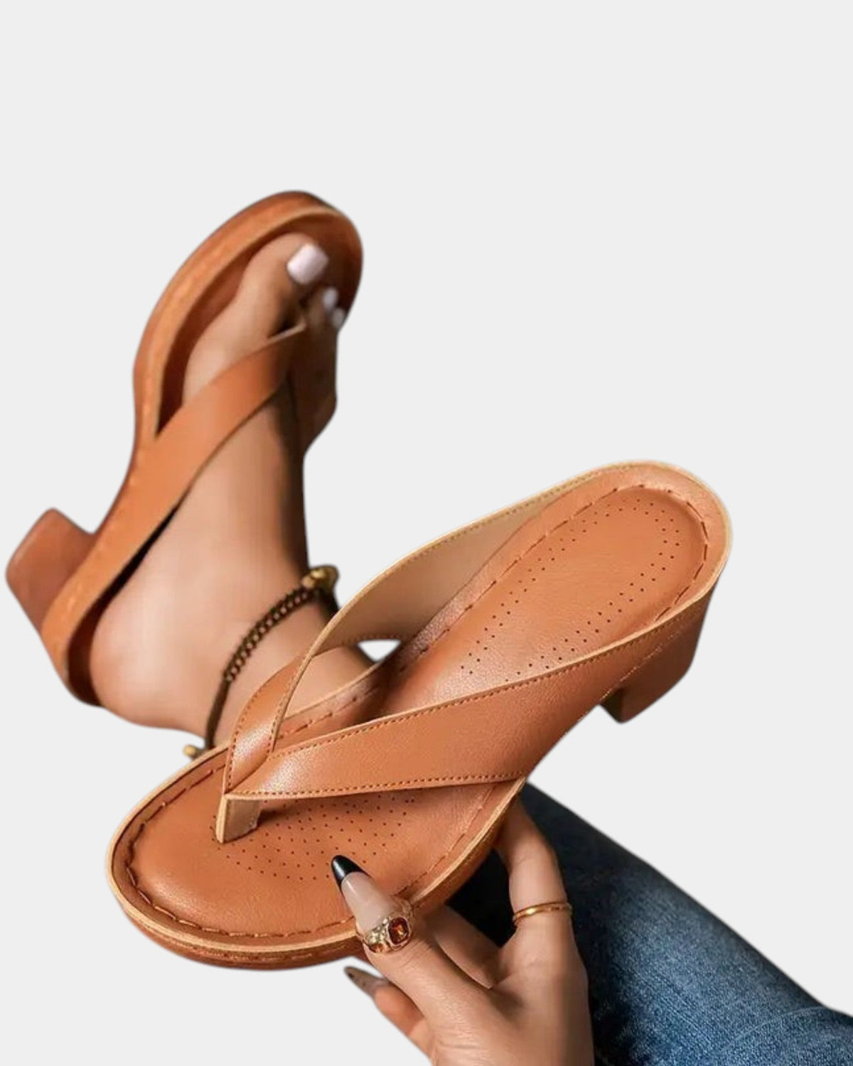 Aliénor | Sandalias cómodas de tacón grueso