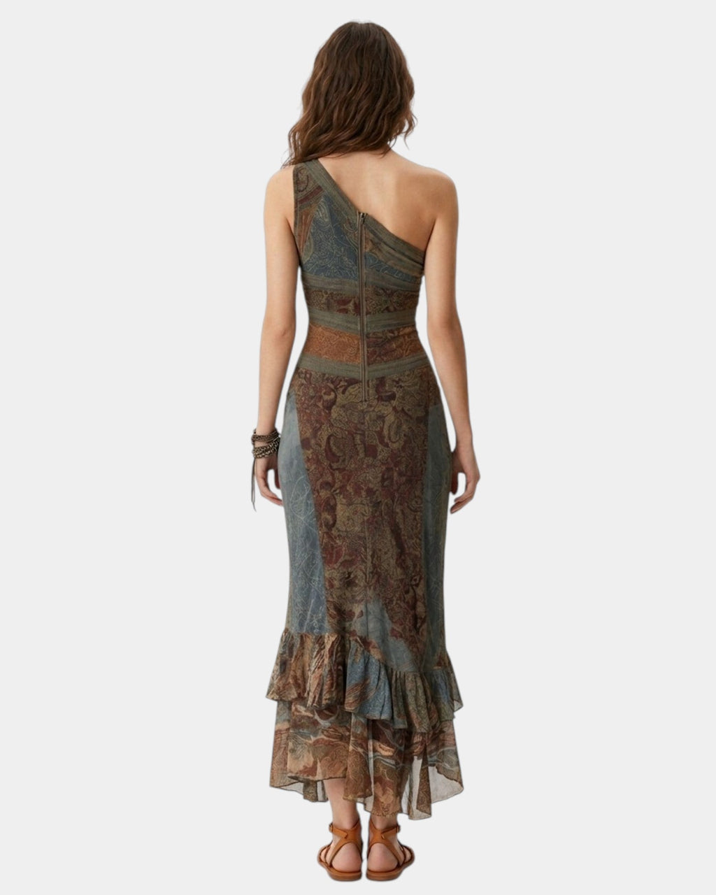 Cyrielle | Vestido con estampado étnico