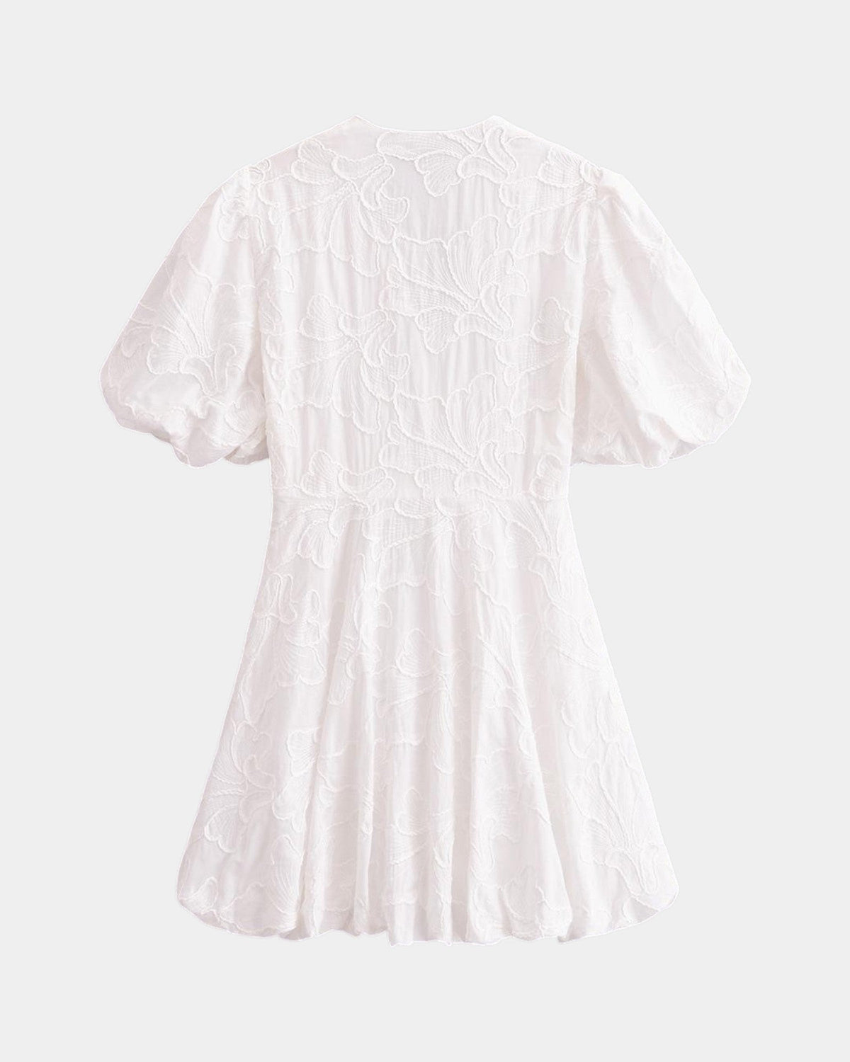 Anastasie | Vestido mini bordado con mangas acampanadas
