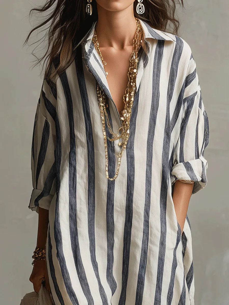 Chloé | Vestido camisero largo