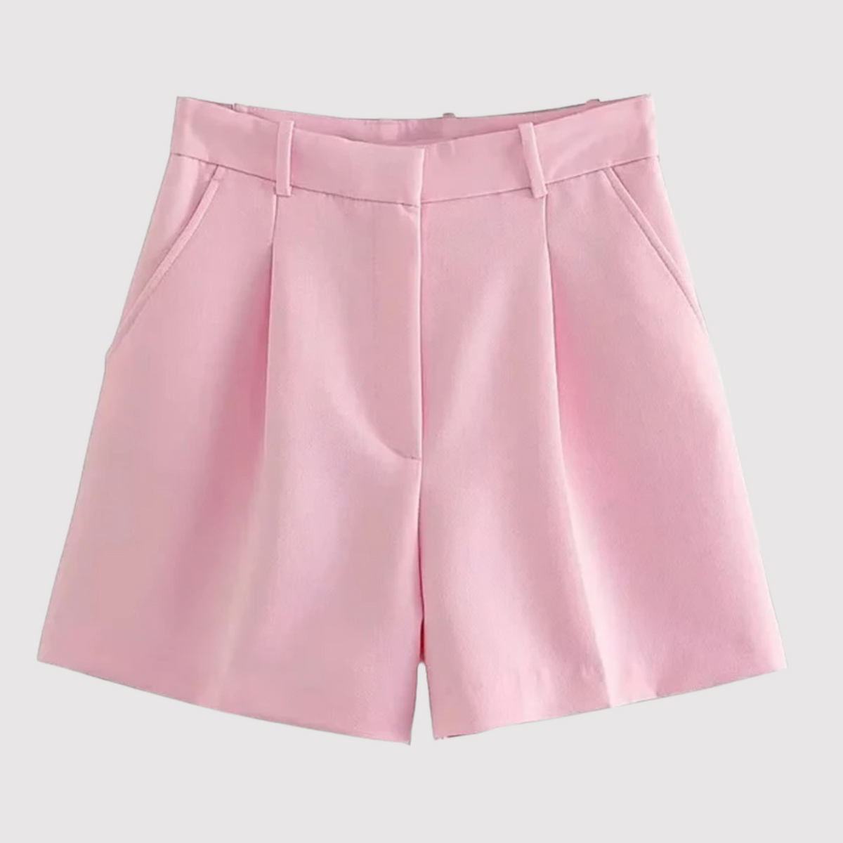Rozenn | Pantalón Corto Elegante de Cintura Alta