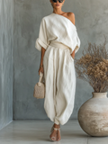 Emma | Conjunto de dos piezas asimétrico elegante