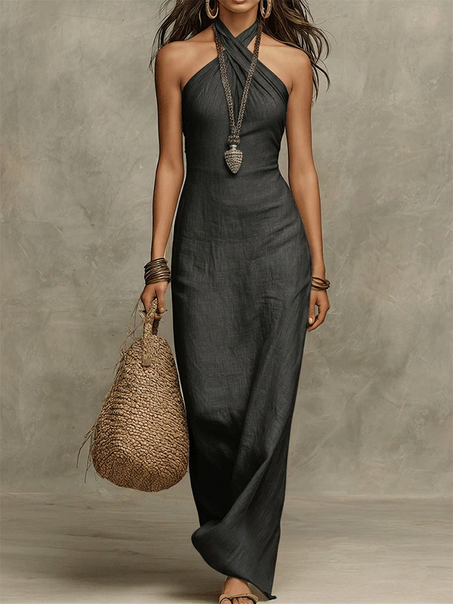 Avelina – Vestido largo voluminoso
